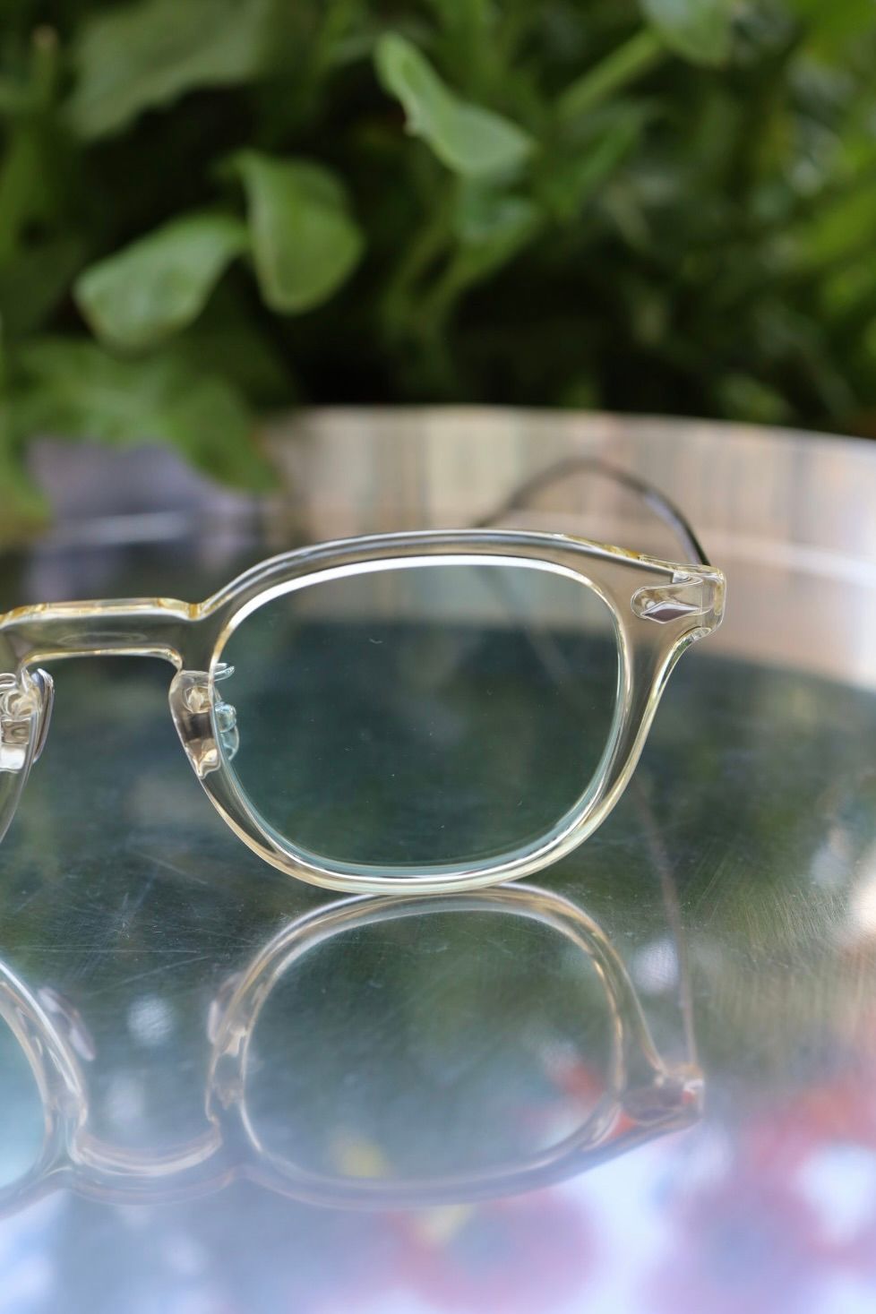 ノチノオプティカル  "JIFUSAN" #5. CITRON x SILVER × L.SMOKE GREEN(調光モデル)☆4月18日(土)再入荷！