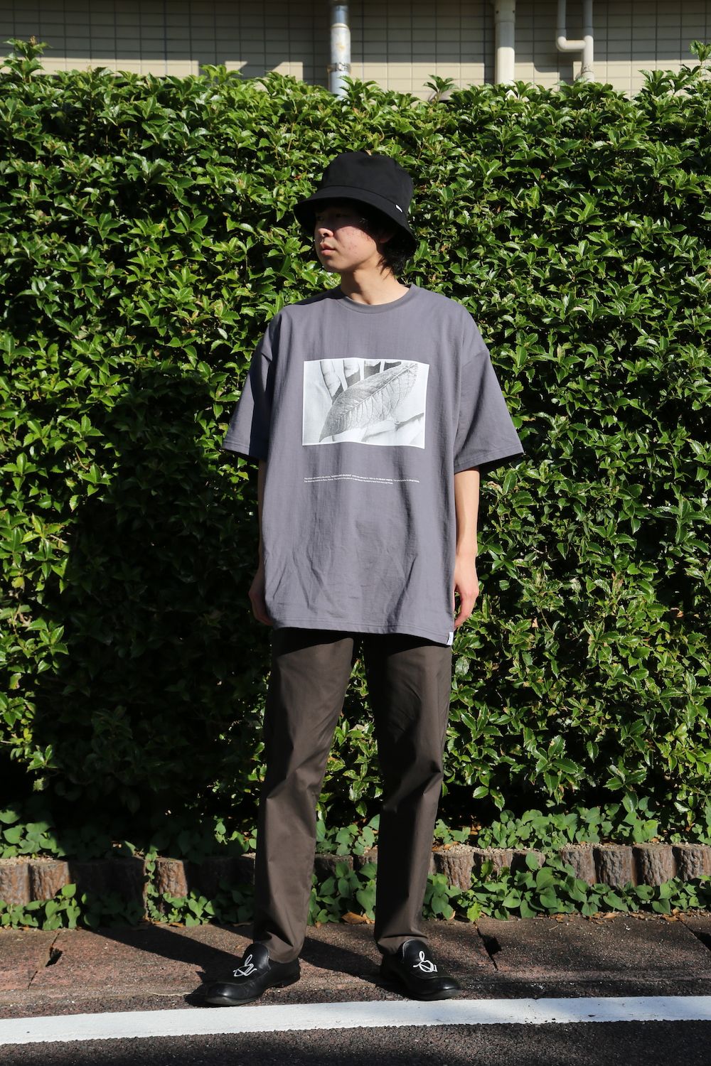 Graphpaper POET MEETS DUBWISE for Graphpaper Oversized Tee “WORDS AND SILENCE” style. 2021.06.21.