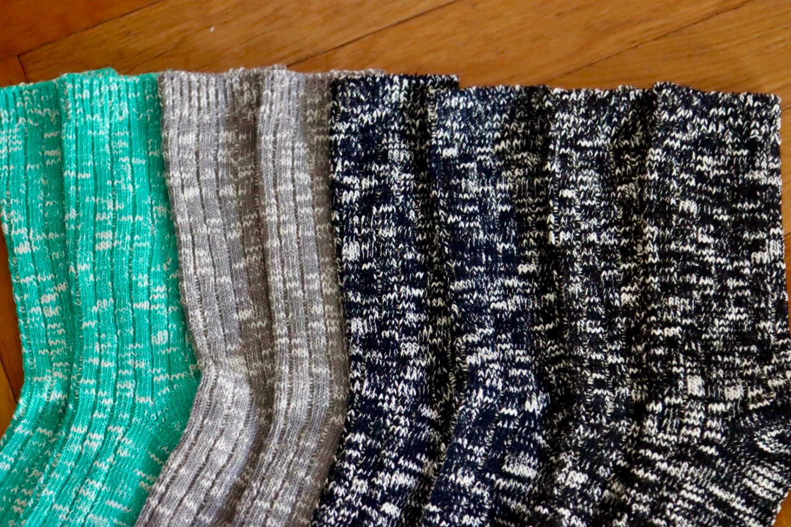 フレッシュサービスソックス 2-PACK SLUB CREW SOCKS (FSP253-90031B)BLACK☆8月2日(土)新作発売！