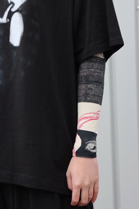 Yohji Yamamoto MAHABARA PLAIN STITCH WOMAN PRINT SHORT SLEEVES style.2022.1.30 ※2月2日発売