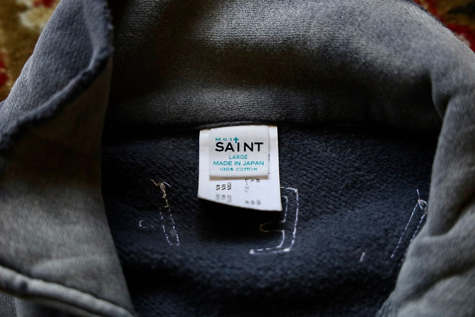 セントマイケル 26SS SAINT HALF ZIP SWEAT(SM-MK8-0000-052)CHARCOAL☆4月11日(土)発売！