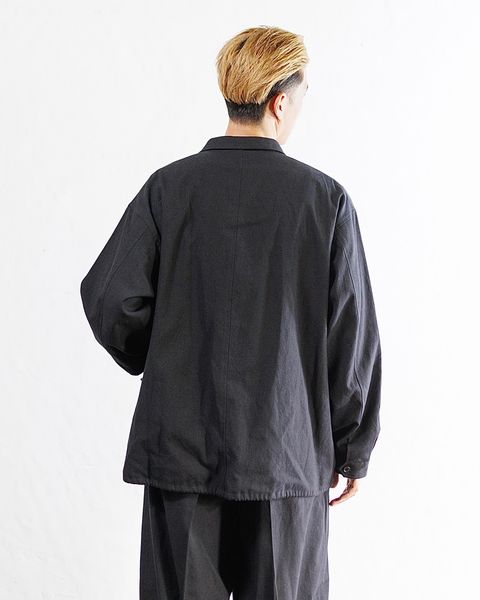 コムデギャルソン オム ウールサージ縮絨3Bジャケット セットアップスタイル 新作発売！
