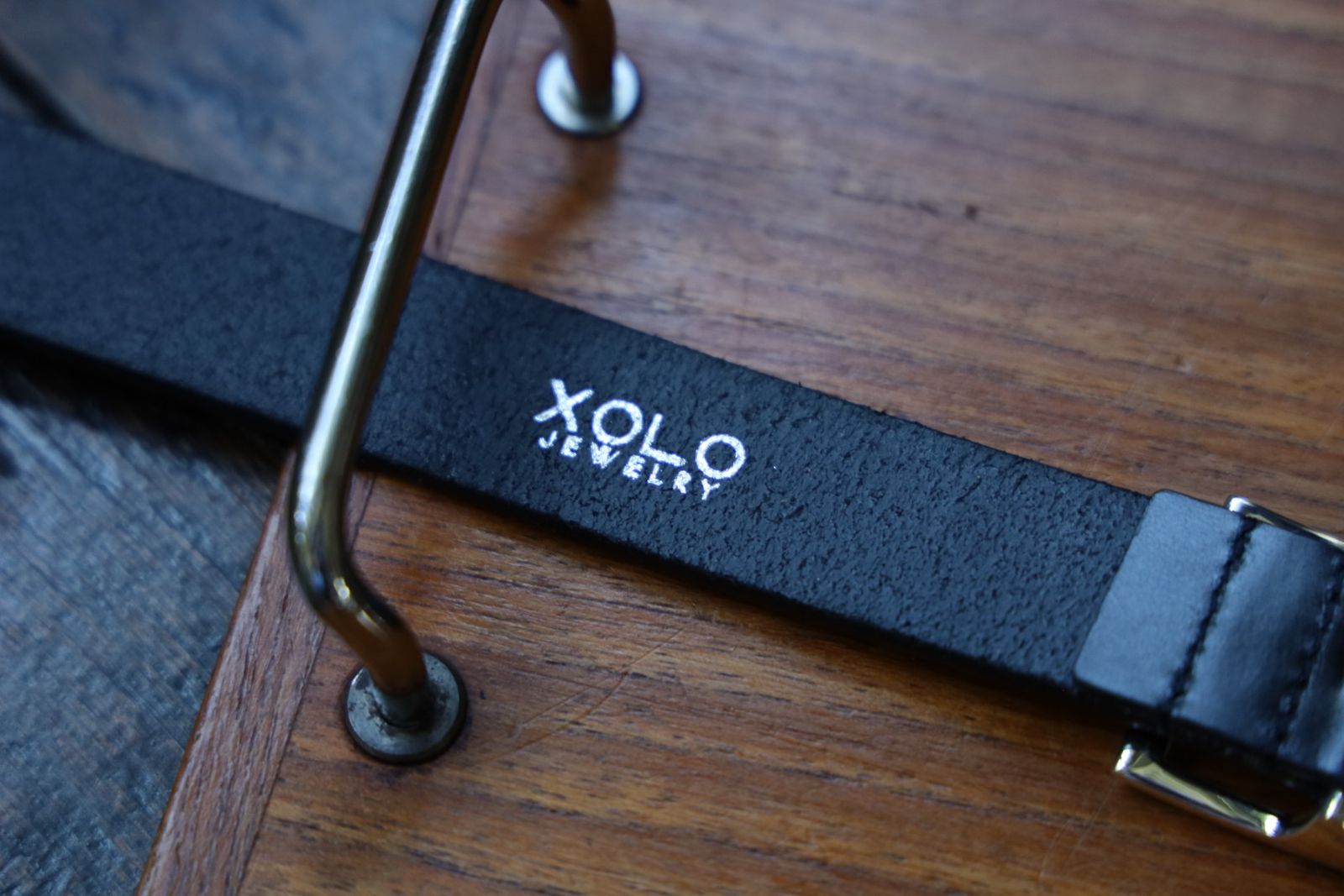 ショロジュエリーベルト Rectangle Narrow Buckle Belt (XOBL004M/L)Black☆7月17日(木)発売！