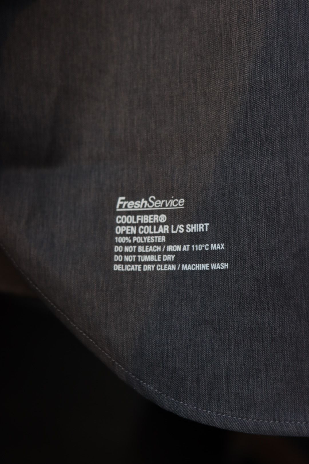 FreshService - フレッシュサービス23SS COOLFIBER OPEN COLLAR L/S