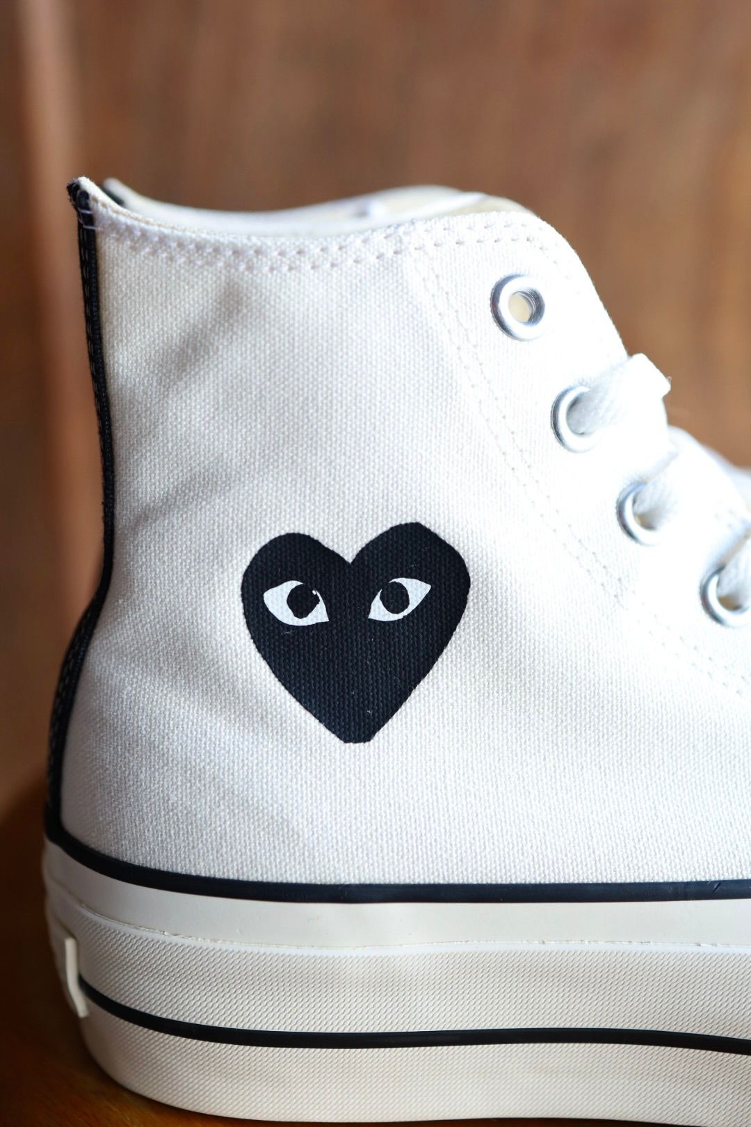 プレイコムデギャルソン PLAY CONVERSE CHUCK TAYLOR(AZ-K124-001-2)WHITE