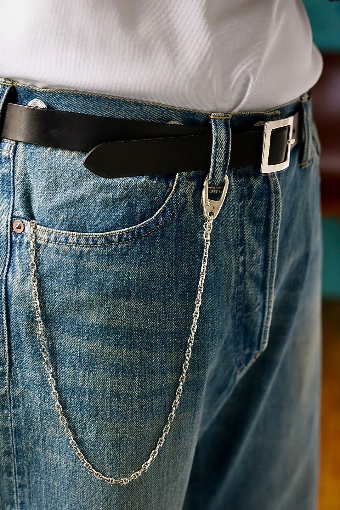 A.PRESSE 2025 STYLE2 No.2 Washed Denim Pantスタイル2025.6.26.