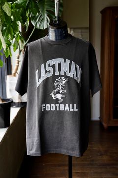 LASTMAN 25SS ラストマン大久保篤志 PRINTED TEE SHIRTS "FC LM"(251LM-CT13)BLACK