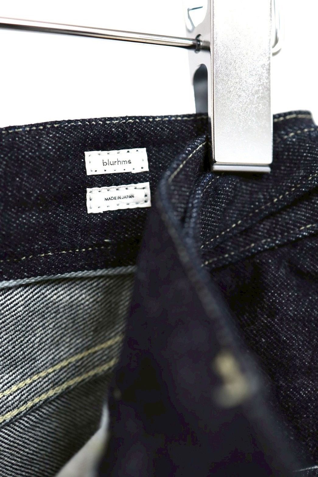 blurhms ブラームス 26SS 12.9oz Denim Bias Belted Pants(BHS26S012)Indigo☆1月23日(金)新作発売！