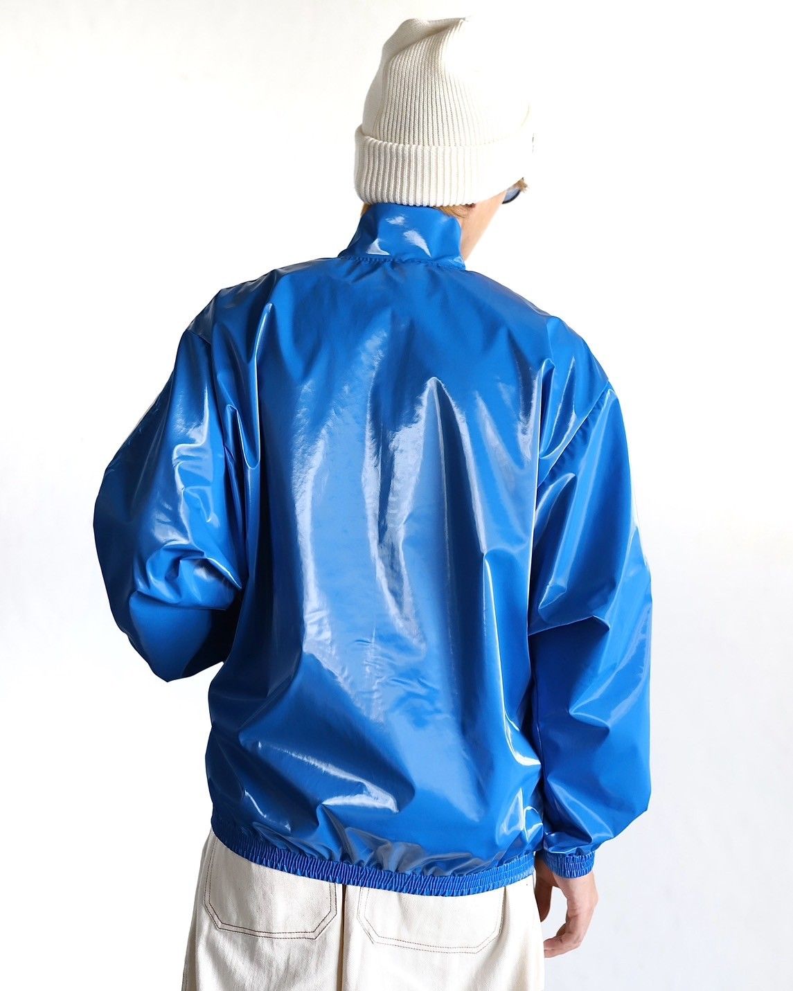 doublet - ダブレット24SS LAMINATE TRACK JACKET (24SS11BL187) BLUE ...