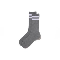 フレッシュサービスソックス 2-PACK LINE SHORT SOCKS (FSP262-90095B)H.GRAY x WHITE ☆5月9日(土)新作発売！