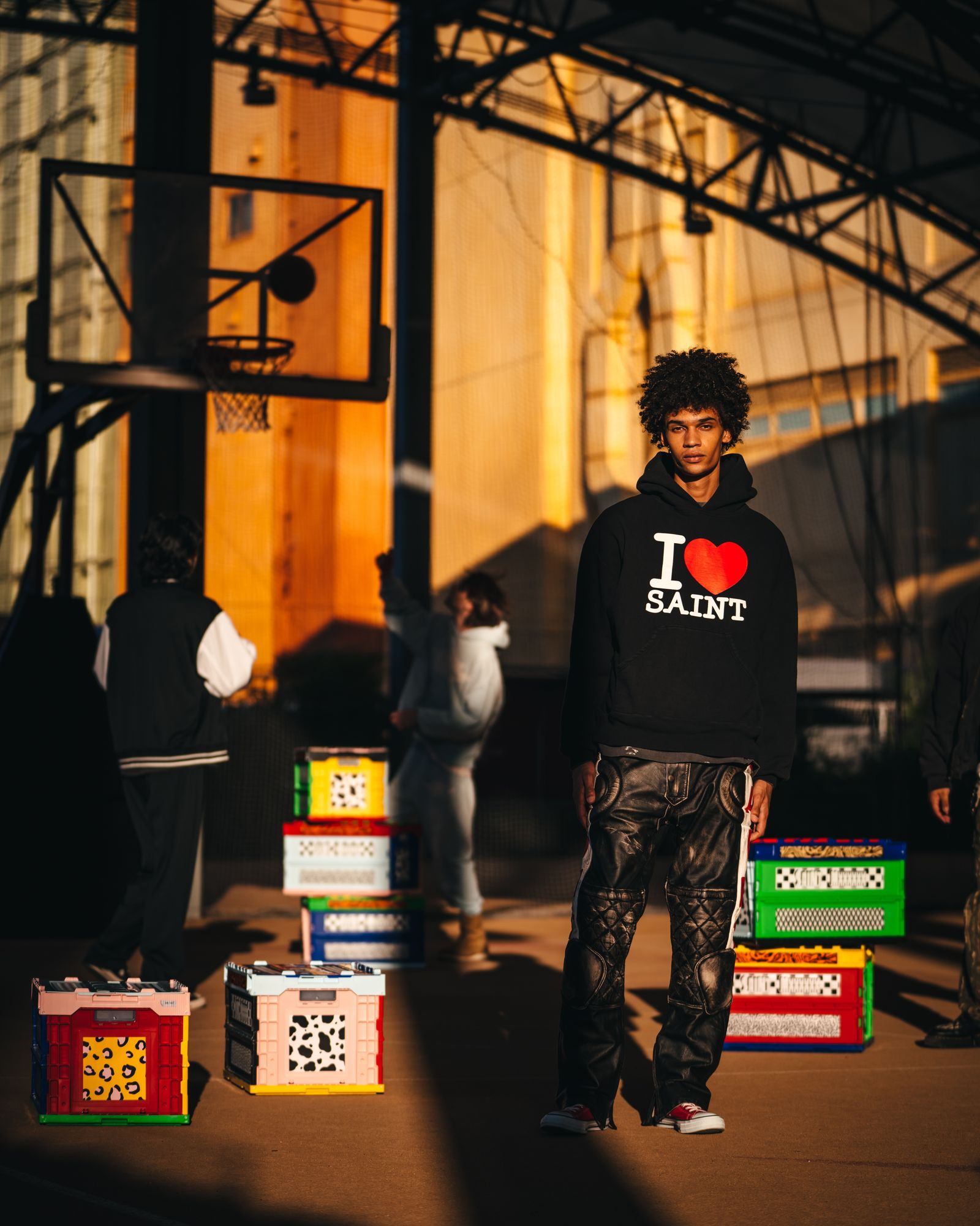 セントマイケル 26SS I LOVE SAINT HOODIE(SM-MK8-0000-057)BLACK★1月10日(土)発売！