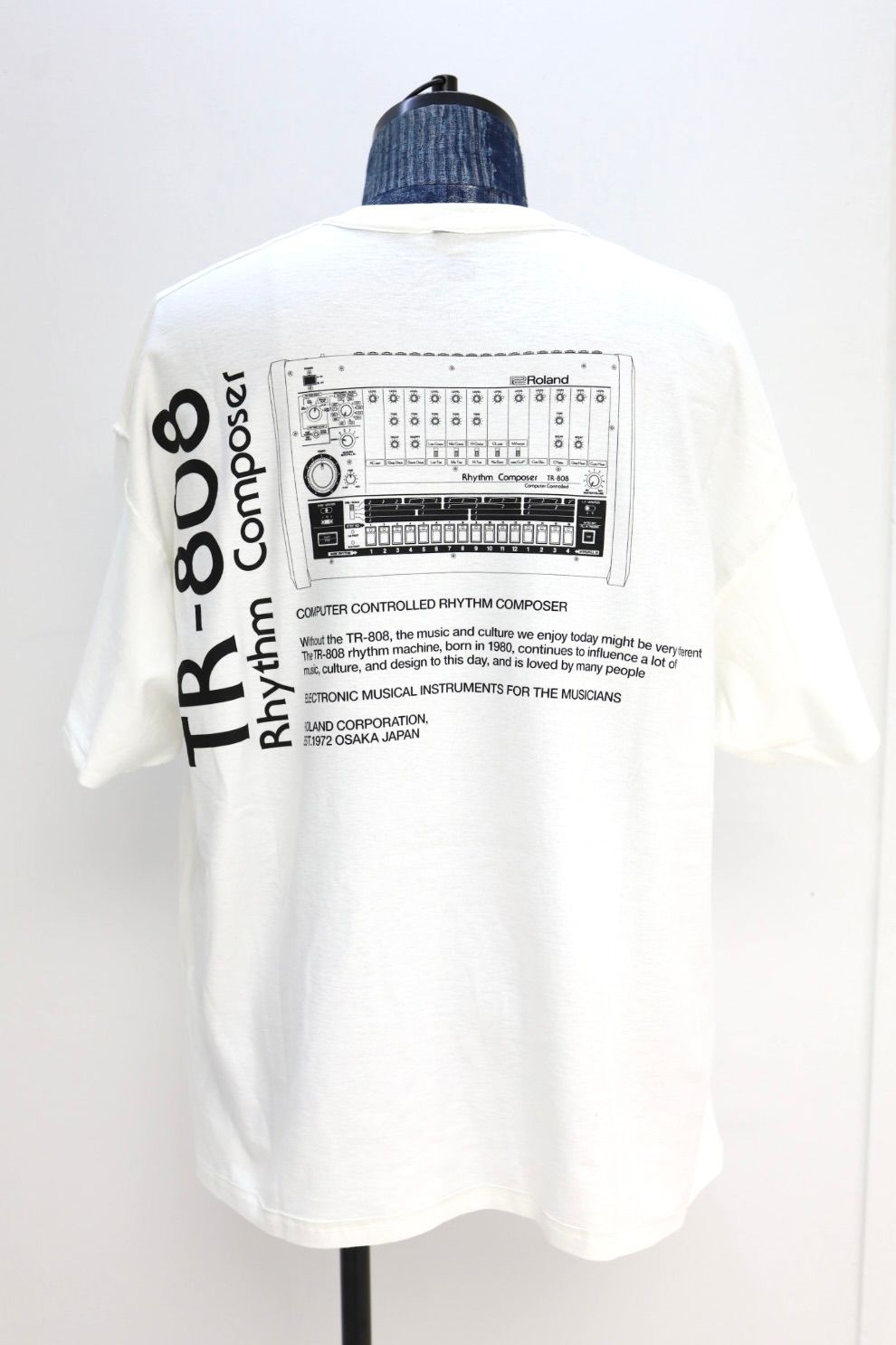 イズネスミュージック 26SS TR-808 T-SHIRTS(ISNESS MUSIC×ROLAND)(IIMP7_06_TR-808T01)WHITE☆新作発売！