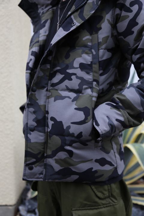 CANADA GOOSE WYNDHAM PARKA FF PRINT"CLASSIC CAMO COASTAL GREY" style.2020.10.10.