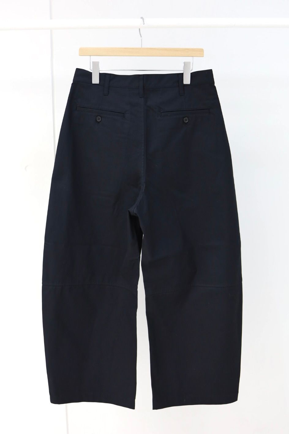 コムデギャルソンオム26SS 綿先染強撚サージパンツ(HQ-P007-051)BLACK☆2月6日(金)発売！