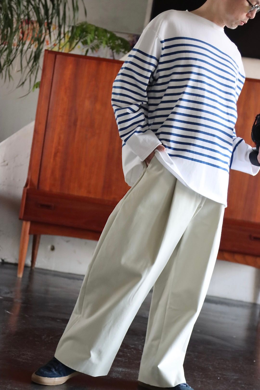 STUDIO NICHOLSON 22SS DEEP PLEAT VOLUME PANTS style.2022.3.9.