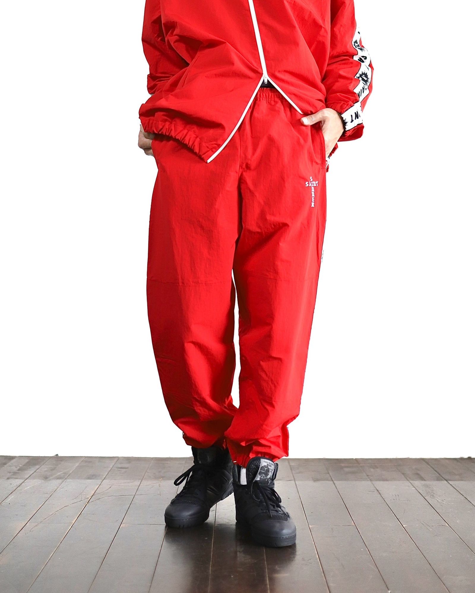 セントマイケル 24SS 新作SIDE TAPE TRACK JKT& SIDE TAPE TRACK PNTS style 2024.2.10