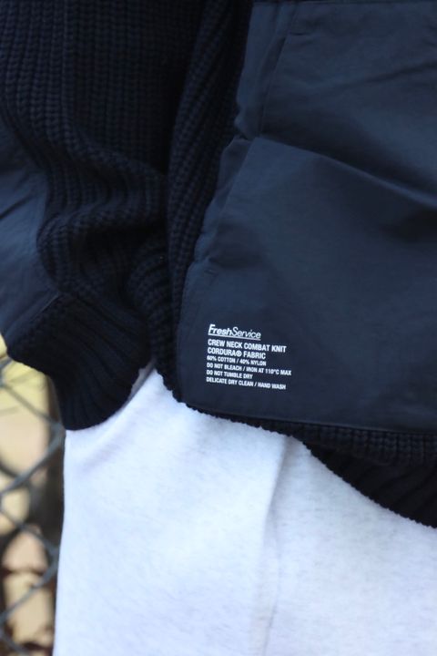FreshService CREW NECK COMBAT KNIT style.2022.11.08.