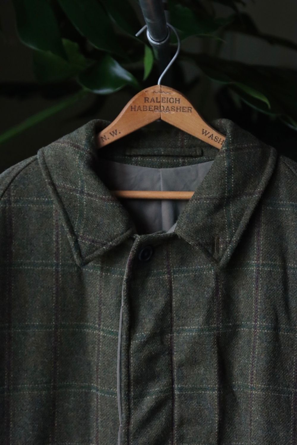アプレッセ22FW Tweed Balmacaan Coat(22AAP-01-15HB)CHECK