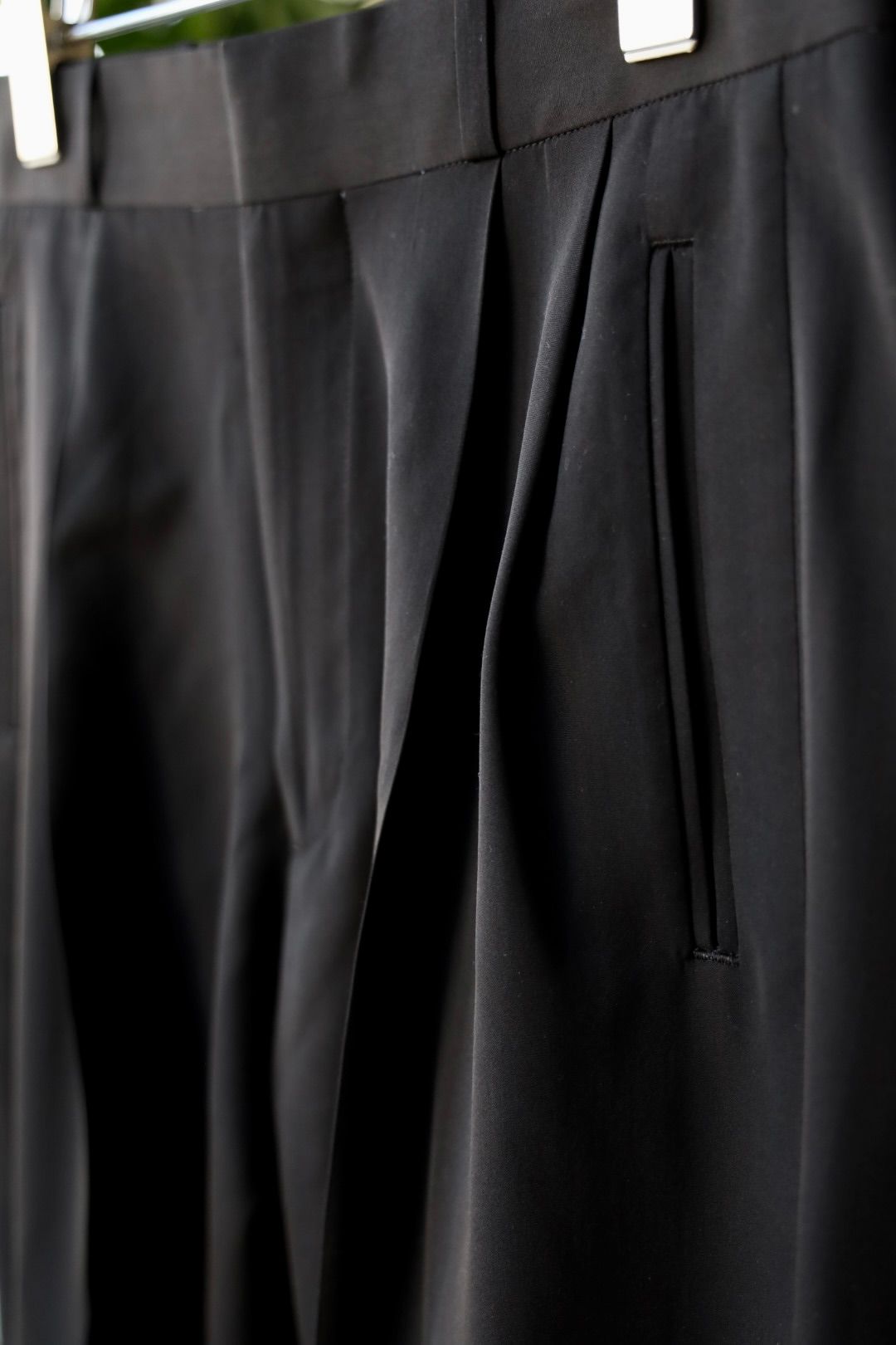 A.PRESSE - アプレッセ 25SS Wool Rayon Wide Trousers(25SAP-04 A.PRESSE - アプレッセ 25SS Wool Rayon Wide Trousers(25SAP-04