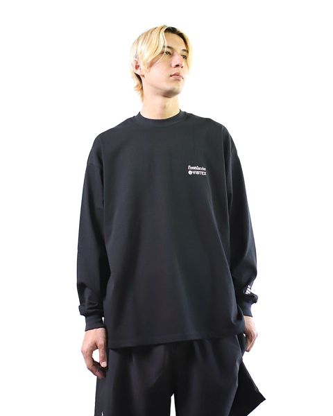 VIBTEX for FreshService 24SS  L/S CREW NECK TEE(BLACK) style 2024.5.17