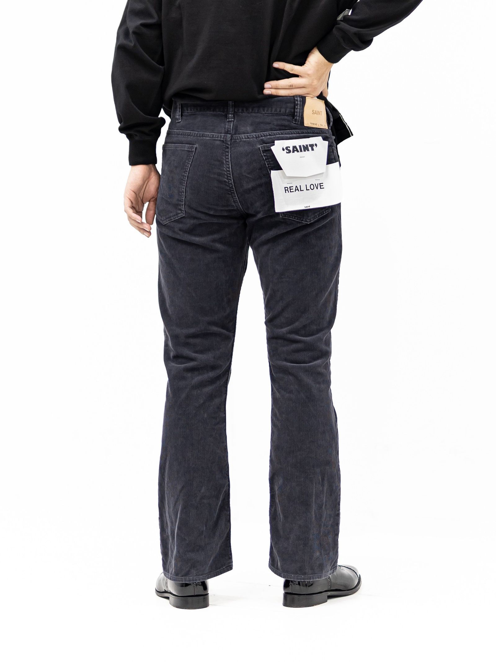 セントマイケル 26AW CORDUROY FLARE PANTS (SM-MK1-0000-069) BLACK☆9月19日(土)発売！