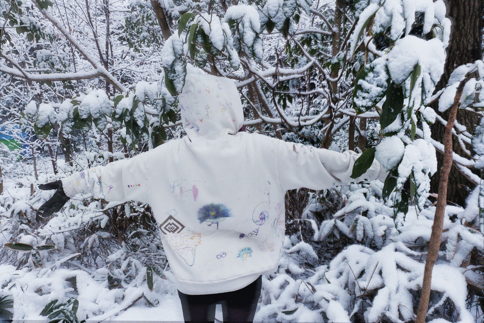 セントマイケル 26SS COCO_DOUBLE FACE HOODIE (SM-MK8-0000-C17)WHITE☆2月21日(土)10:00発売！