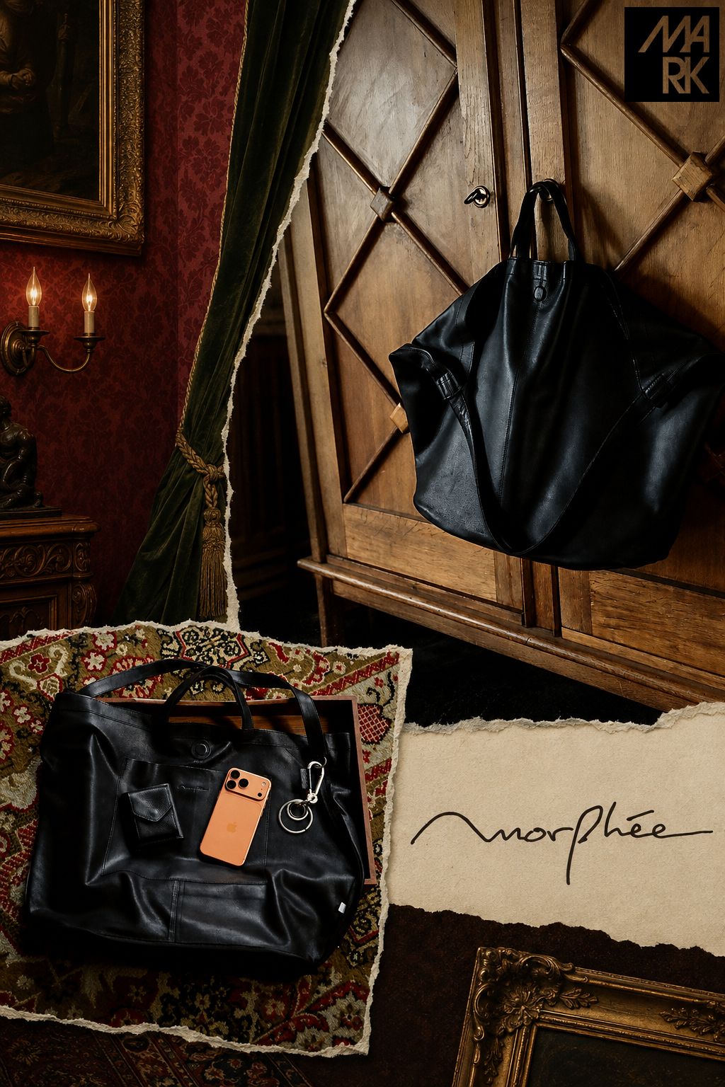 Morphee / モルフェトートバッグ MESSENGER BAG(MSG-BLK)BLACK☆8月27日(木)新作入荷！