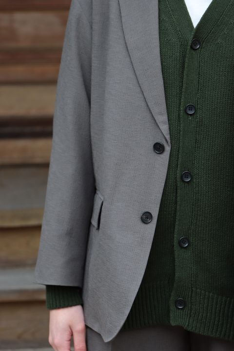 UNIVERSAL PRODUCTS CREPE UNCONSTRUCTED 2B JACKET style.2022.1.30.