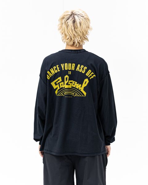 イズネスミュージック 26SS SALSOUL LONG SLE EVE T-SHIRTS(ISNES SMUSIC×SALSOUL)(ISNESSMUSIC×SALSOUL) (IMP7_03_SALSOULLST-01-1)BLACK☆新作発売！