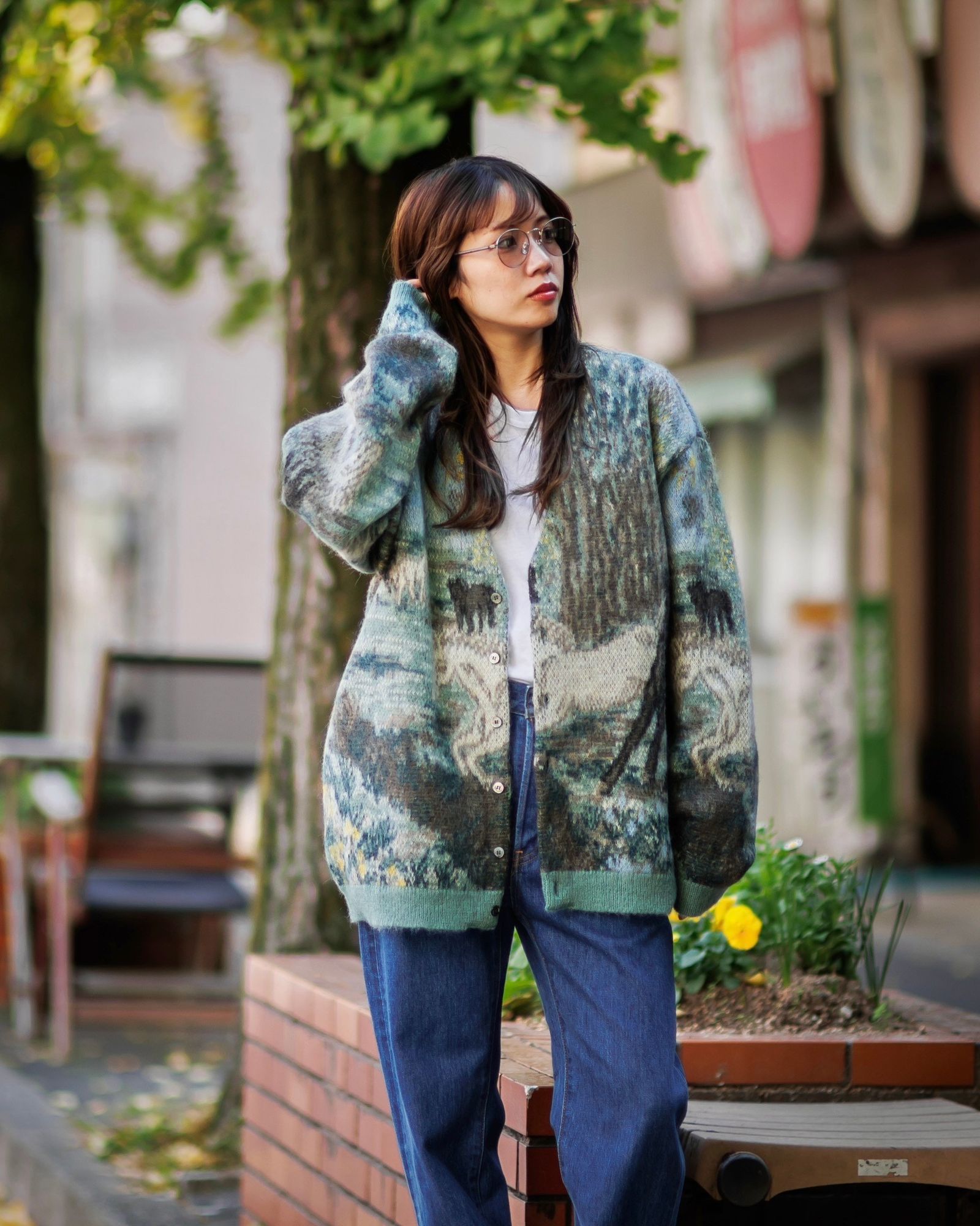 YOKE 新作HORSE JAQUCARD MOHAIR CARDIGAN - KEITA MARUYAMA 30TH ANNIV. EXCLUSIVE-.style.2024.11.22