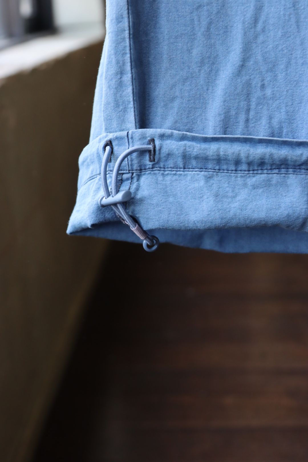 グラフペーパー SIDOGRAS Indigo Poplin Track Pants(GM252-40047)LIGHT FADE☆8月2日(土)発売！