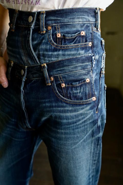 JUNYA WATANABE MAN ダブルウエストLevi's Wネームデニムスタイル.2025.4.12.