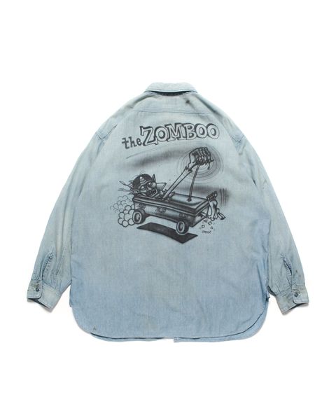 BOW WOW 26 New Year Release Items バウワウ SKETCH ZOMBOO USN CHAMBRAY SHIRT AGED(BW261-SZUCS) INDIGO☆1月2日11:00発売！