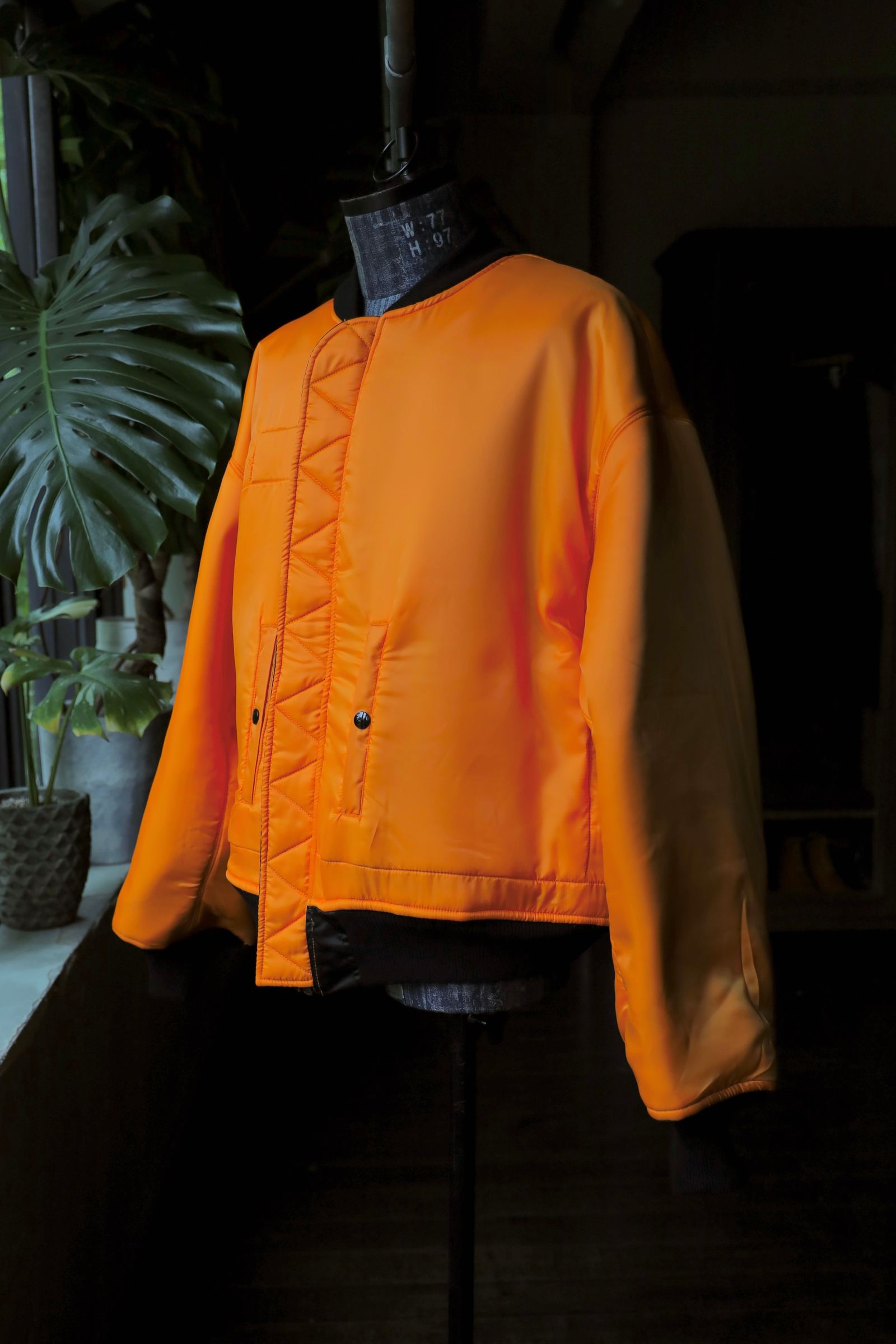 セントマイケル24AW NO DAMEGE MA-1 (SM-YS1-0000-063)BLACK