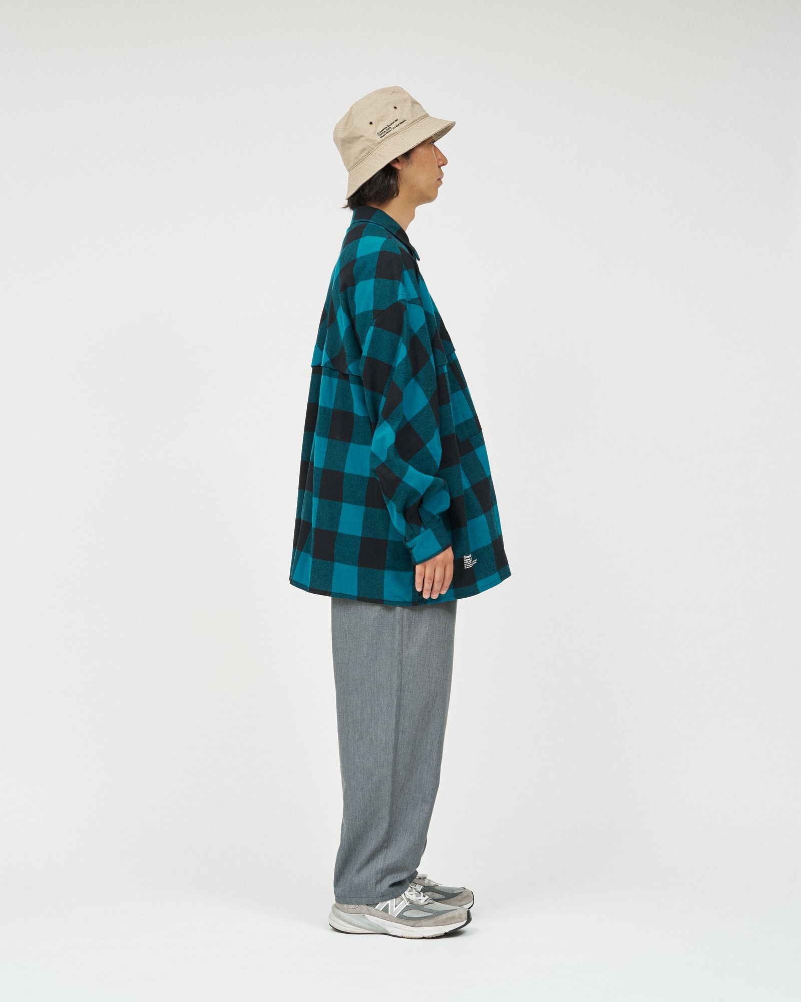 フレッシュサービス FLANNEL CHECK OVER YOKE SHIRT (FSC253-50129)GREEN★10月4日(土)発売！
