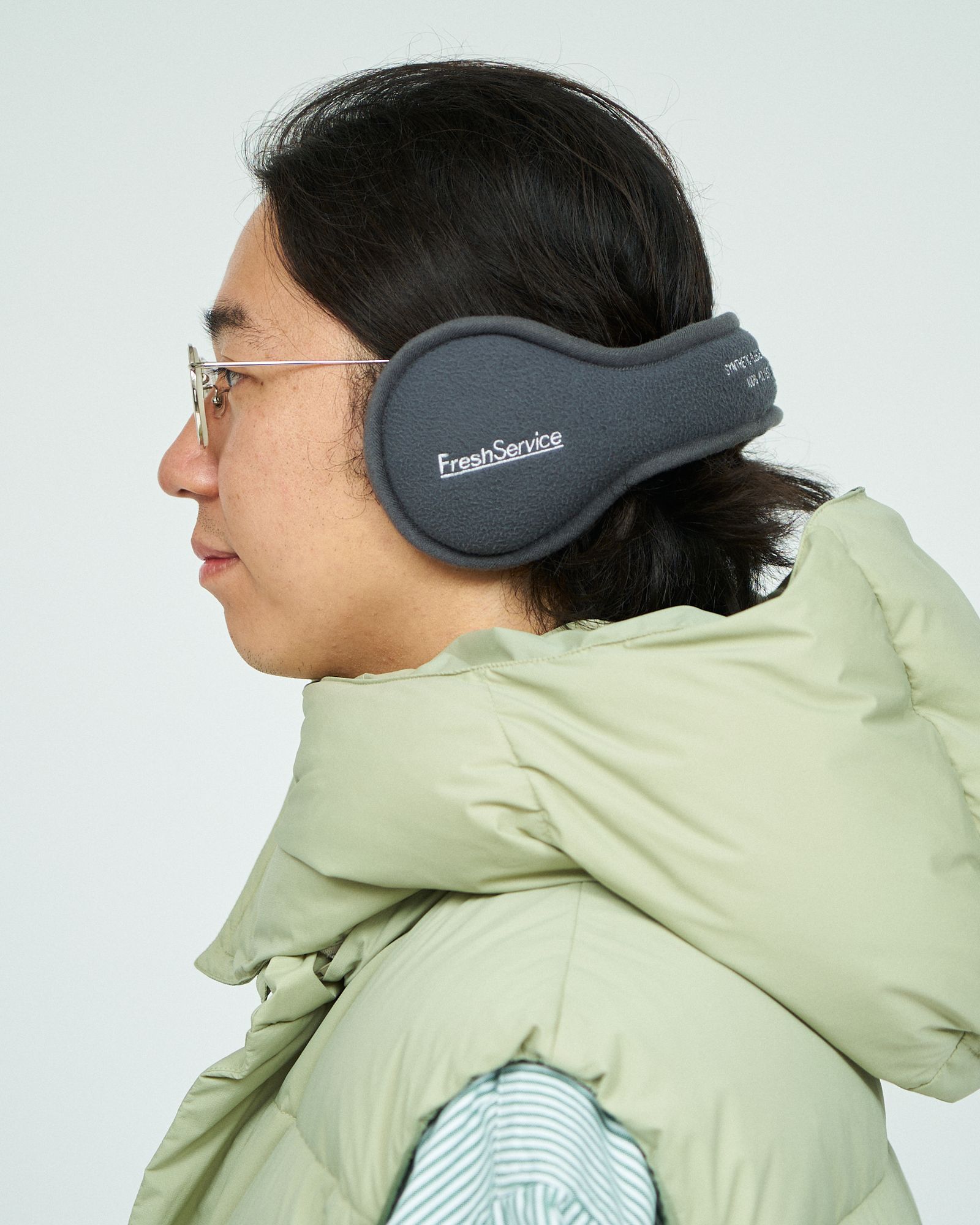 フレッシュサービス SYNTHETIC FLEECE EARMUFFS(FSP243-90204)GRAY