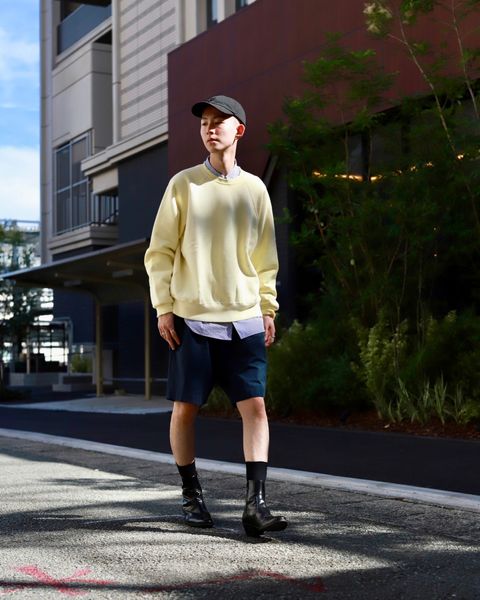 A.PRESSE アプレッセ 23AW Vintage Sweatshirtスタイル