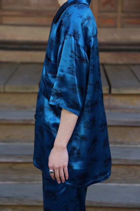 MATSUFUJI DAYDREAM Prinnted Jacket(M211-0102) style. 2021.05.08.