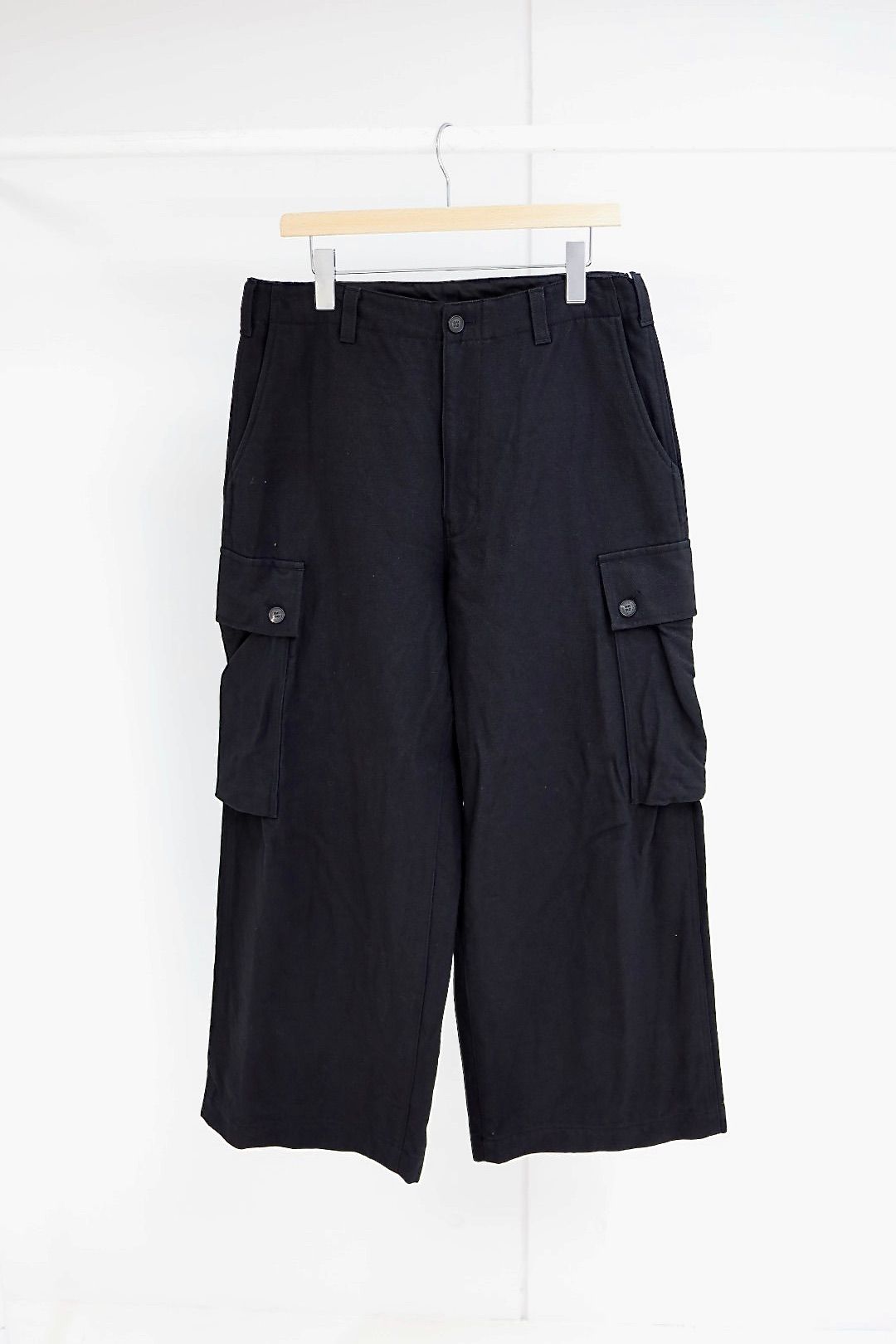 コムデギャルソンオム25FW 綿ウールアーミーサージパンツ(HP-P036-051)BLACK☆11月1日(土)発売！