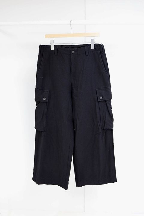 コムデギャルソンオム25FW 綿ウールアーミーサージパンツ(HP-P036-051)BLACK☆11月1日(土)発売！