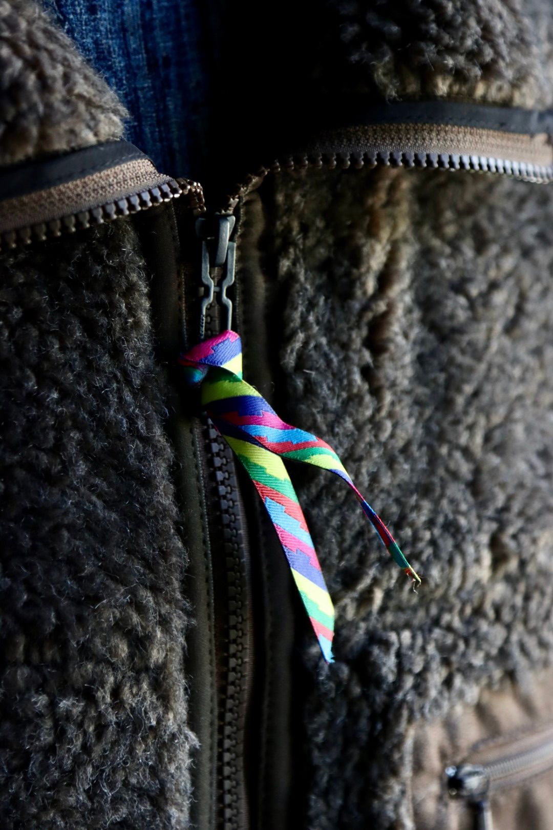 イズネス23AW THM FLEECE JACKET is-ness×Y(dot)BY NORDISK(1005AWFLEECEJK01)MOCHA