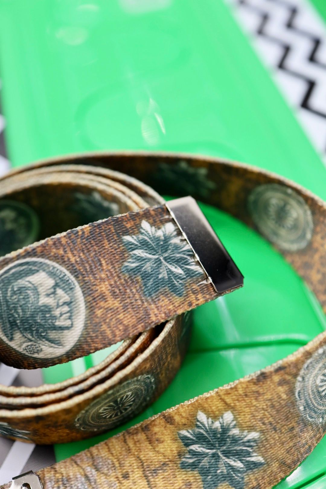 トーキングアバウト ジ アブストラクション 26SS PRINT BELT(26SS-AC-001W)LEATHER 新作発売！