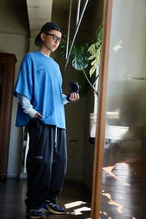 S.F.C SUPER WIDE DETACHABLE PANTS"D.gray"スタイル