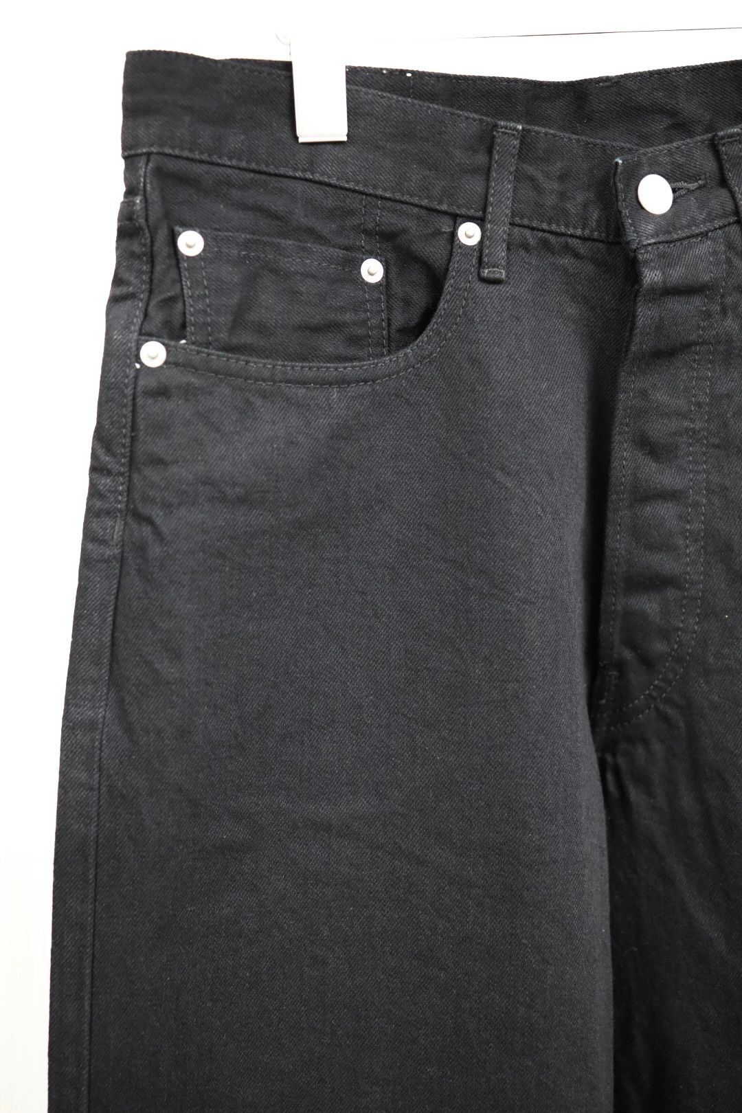 グラフペーパー Selvage Denim Five Pocket Tapered Pants(GU261-40058RB)BLACK_WASHED★1月24日(土)発売！