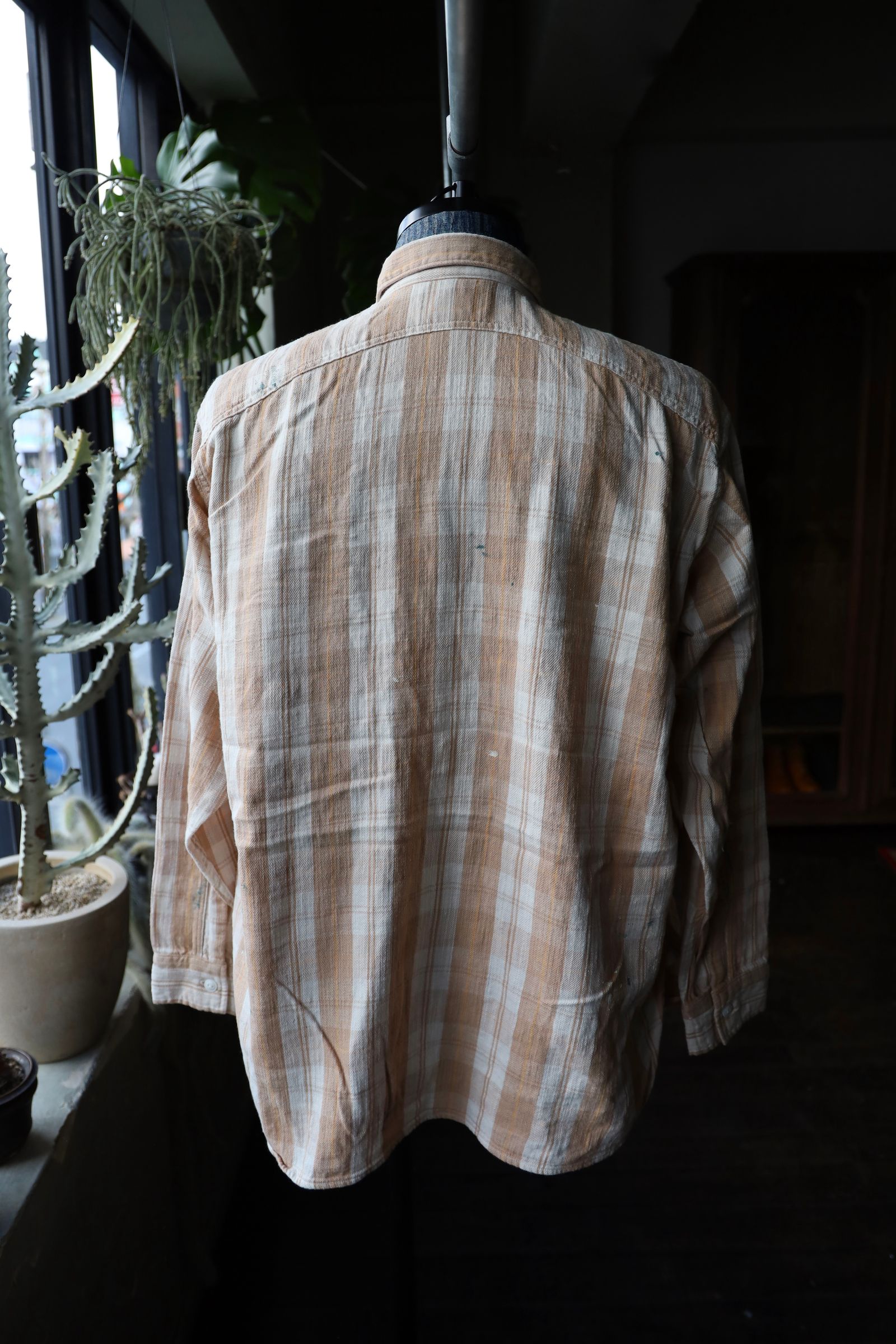 BOW WOW バウワウ PAINTED PAINTER FLANNEL SHIRT(BW251-PPFS)YELLOW