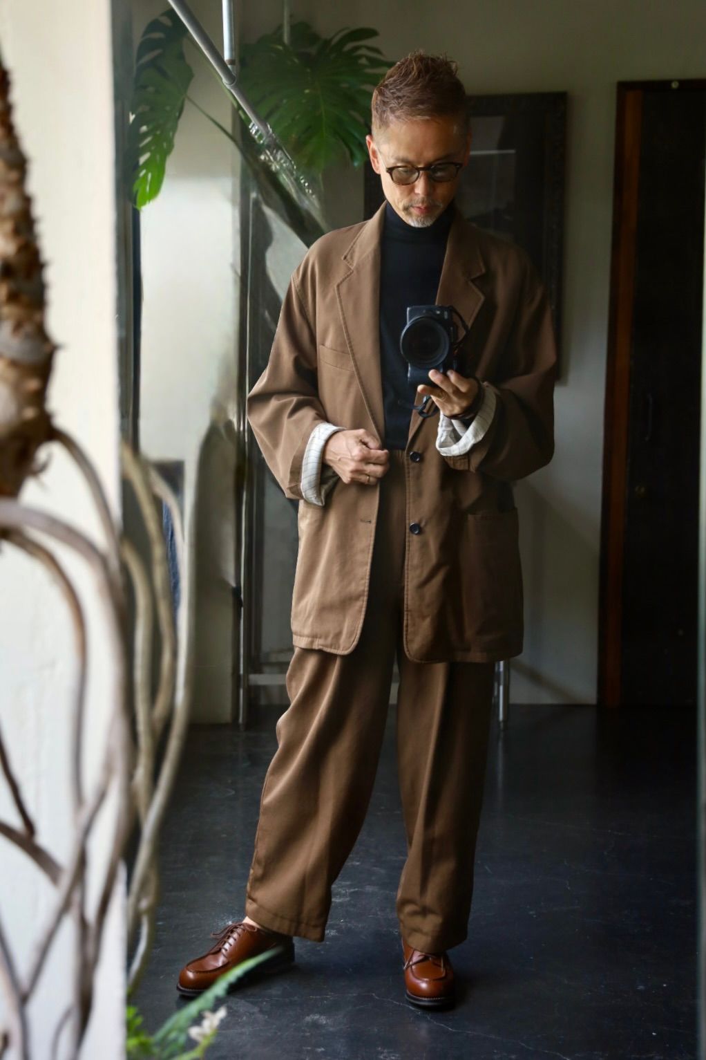 Graphpaper Fulled Wool Twill Oversized Jacketスタイル2026.9.23.