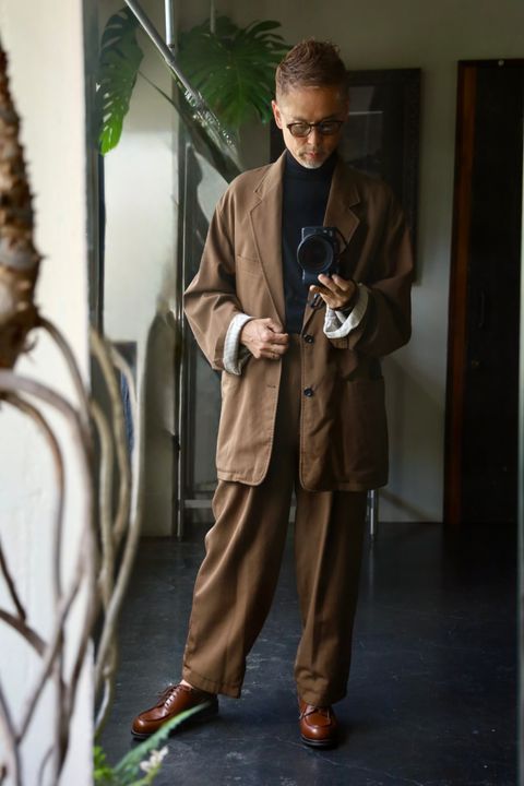 Graphpaper Fulled Wool Twill Oversized Jacketスタイル2026.9.23.