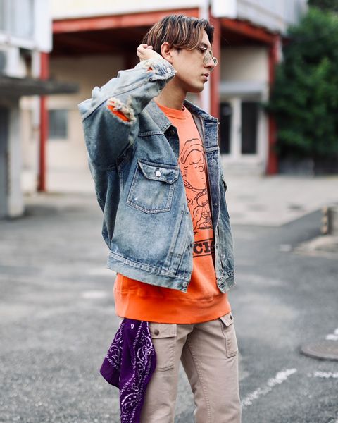 ©SAINT M×××××× ベルベルジンコラボデニムジャケットBJ_DENIM JKTスタイル