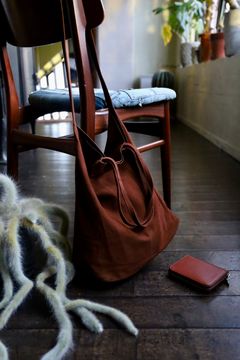 Morphee / モルフェトートバッグ 3WAY LARGE TOTE(L SIZE)OIL SUEDE BROWN