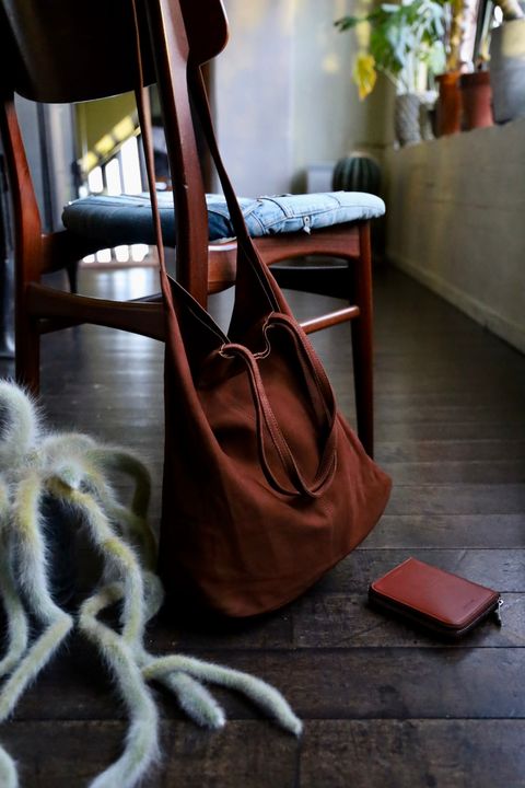 Morphee / モルフェトートバッグ 3WAY LARGE TOTE(L SIZE)OIL SUEDE BROWN